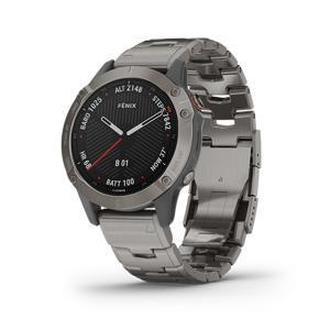 Đồng hồ thông minh Garmin Fenix 6 - Sapphire, Dây Titanium