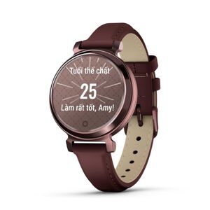 Đồng hồ thông minh Garmin Lily - dây da