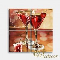 Đồng Hồ Tranh Cocktail 2 Vicdecor DHT0160