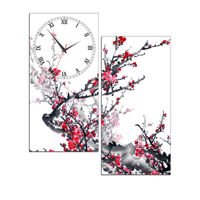 Đồng hồ tranh Đào tết 2-DHT0245