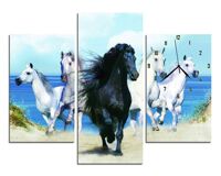 Đồng hồ tranh Mã đáo thành công Vicdecor DHT0134
