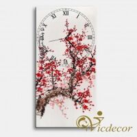 Đồng Hồ Tranh Tranh Thủy Mạc 1 Vicdecor DHT0104