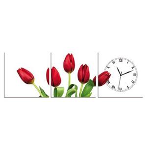 Đồng hồ tranh-Tulip đỏ-DHT0123