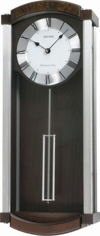 Đồng hồ treo tường Rhythm Wooden Wall Clock CMJ542NR06