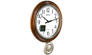 Đồng hồ treo tường Rhythm Wooden Wall Clock CMJ549NR06