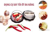 Dụng cụ xay tỏi ớt đa năng lưỡi thép