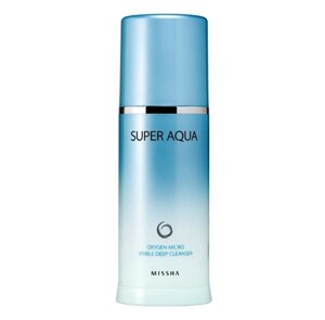 Dung Dịch Tẩy Trang Bọt Oxy Missha Super Aqua Oxygen Micro Visible Deep Cleanser 120ml