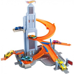 Đường đua Hot Wheels BHR00 thành phố chọc trời