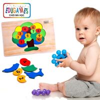 Tranh ghép cây táo học số Edugames GB129