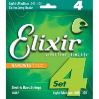 Elixir Bass Guitar Nanoweb 14087