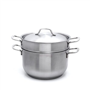 Fivestar - ST24-3D - Bộ 2 Nồi Xửng Inox 3 Đáy 24Cm