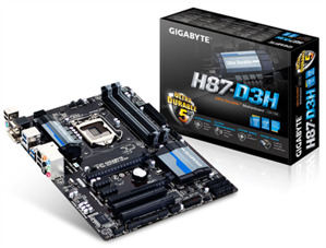 Bo mạch chủ - Mainboard Gigabyte GA H87-D3H - Socket 1150, Intel H87, 4 x DIMM, Max 32GB, DDR3