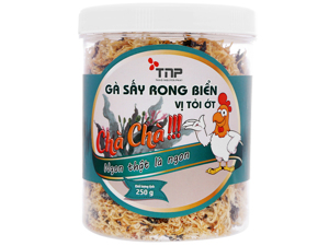 Gà sấy rong biển vị tỏi ớt Thảo Nguyên Phát hũ 250g