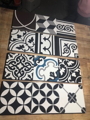 Gạch bông giả cổ 20x20 thảm ghép 13
