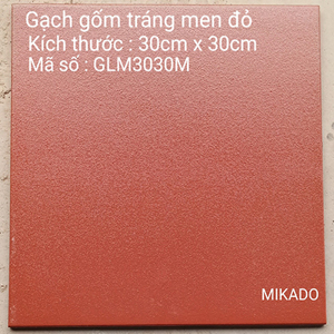 Gạch cotto đỏ Mikado 30x30 GLM3030M