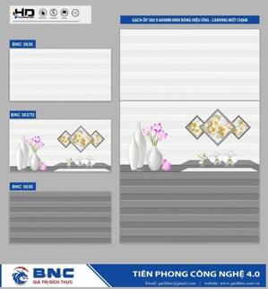 Gạch ốp tường giá rẻ 30x60 BNC 3638