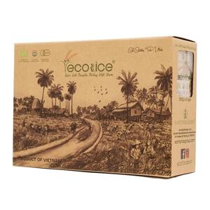 Gạo hữu cơ Ecorice gạo lứt gói 2 kg