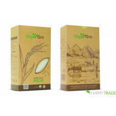 Gạo hữu cơ trắng Ngọc An Orgagro gói 1kg