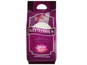 Gạo nếp dẻo thơm Lotus Rice Sen Vàng túi 2kg