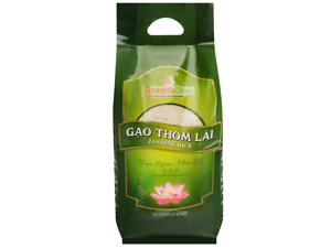 Gạo thơm lài Lotus Rice Jasmine túi 2kg