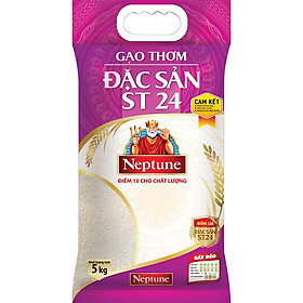 Gạo thơm Neptune ST24 túi 5kg