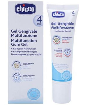 Gel Chicco 114246 mát-xa và giảm sưng lợi chiết xuất Hoa cúc 4M+