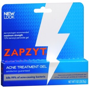 Gel hỗ trợ điều trị mụn Zapzyt Maximum Strength 10% Benzoyl