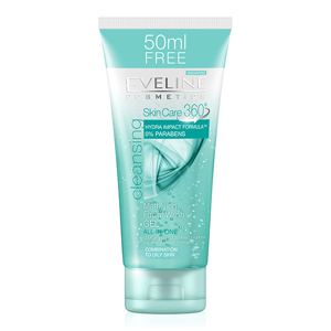 Gel rửa mặt sạch sâu Eveline Skincare 360 200ml