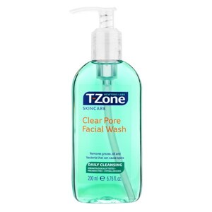 Gel rửa mặt tinh chất tràm trà T-Zone Clear Pore Facial Wash daily cleansing 200ml