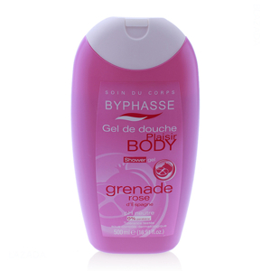 Gel tắm hồng lựu Byphasse Pink Pomegranate Shower Cream 500ml