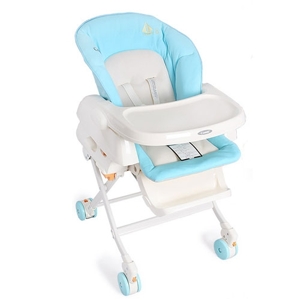 Ghế ngồi ăn & nằm ngủ Combi Rashule Nautical Blue (0-3 years)