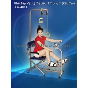 Ghế tập vật lý trị liệu 3 trong 1 - kéo tay - Conaco CA-4011