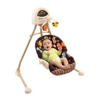 Ghế xích đu quay Fisher Price Cradle 'N Swing Woodland Animals