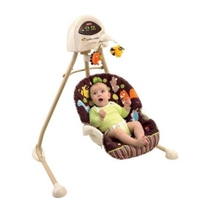 Ghế xích đu quay Fisher Price Cradle 'N Swing Woodland Animals