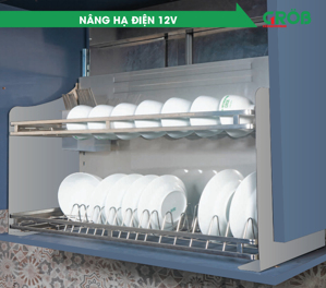 Giá bát đĩa nâng hạ điện Grob GVE304-190