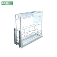 Giá dao thớt inox nan dẹt BossEU BS304.250DS