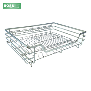 Giá xoong nồi bát đĩa inox mạ crom BossEU BS600N