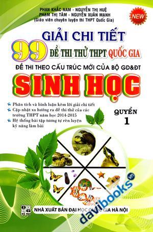 Giải Chi Tiết 99 Đề Thi Thử THPT Quốc Gia Sinh Học Quyển 1