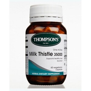 Giải độc gan Thompson Milk Thistle 35000mg 60 viên