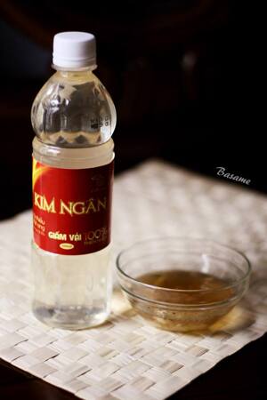 Giấm vải Kim Ngân - 500ml