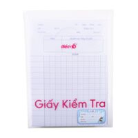 Giấy kiểm tra Điểm 10 TP-GKT04 - 5 ô ly vuông