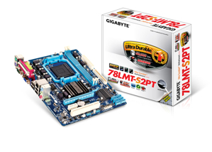 Bo mạch chủ - Mainboard Gigabyte GA-78LMT-S2PT - Socket AM3, AMD 760G/SB710, 2 x DIMM, Max 16GB, DDR3