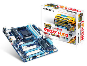 Bo mạch chủ - Mainboard Gigabyte GA-990XA-UD3 (rev 1.0) - Socket AM3+, AMD  990X/SB950, 4 x DIMM, Max 32GB, DDR3