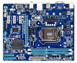 Bo mạch chủ - Mainboard Gigabyte GA-H61M-S2-B3 (rev. 1.0) - Socket 1155, Intel H61, 2 x DIMM, Max 16GB, DDR3