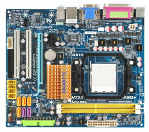 Bo mạch chủ - Mainboard Gigabyte GA-M78SM-S2H - Socket AM2, NVIDIA GeForce 8200, 2 x DIMM, Max 8GB, DDR2