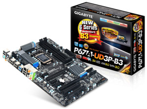 Bo mạch chủ - Mainboard Gigabyte GA-P67A-UD3P-B3 - Intel P67,  Socket 1155, 4xDIMM, Max 32GB , DDR3