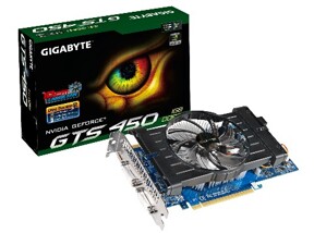 Card đồ họa (VGA Card) Gigabyte GV-N450D3-1GI - NVIDIA GeForce GTS450, GDDR3 1GB, 128 bit, PCI-E 2.0