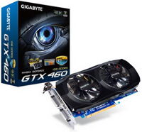 Card đồ họa (VGA Card) Gigabyte GV-N460OC-1GI - NVIDIA GeForce GTX465, 1GB, GDDR5, 256-bit, PCI E 2.0