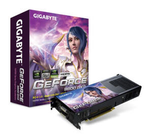 Card đồ họa (VGA Card) Gigabyte GV-NX98X1GHI-B - NVIDIA GeForce 9800 GX2, GDDR3, 1GB, 512-bit, PCI E 2.0