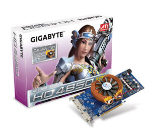 Card đồ họa (VGA Card) Gigabyte GV-R485ZL-512H - ATI Radeon HD 4850, GDDR3, 512MB, 256-bit, PCI Express 2.0 x16